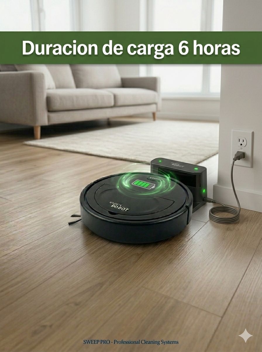 Aspiradora Robot para Limpieza Diaria