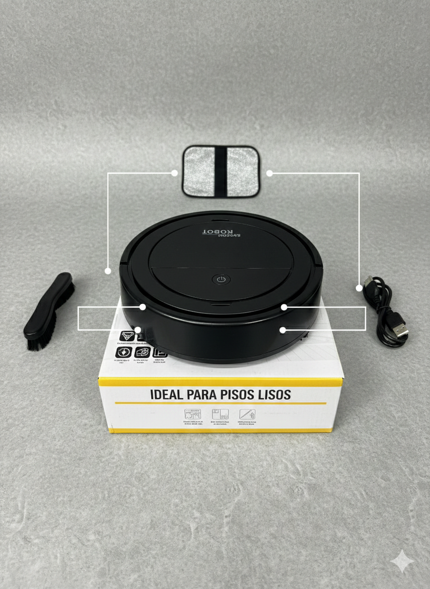 Aspiradora Robot para Limpieza Diaria