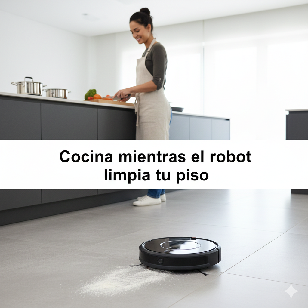 Aspiradora Robot para Limpieza Diaria