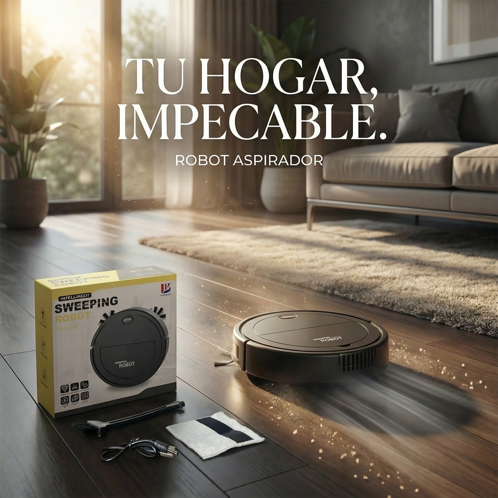 Aspiradora Robot para Limpieza Diaria
